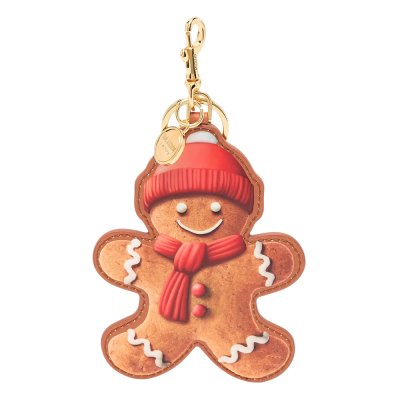 THE GINGERBREAD-PRINT KEYRING